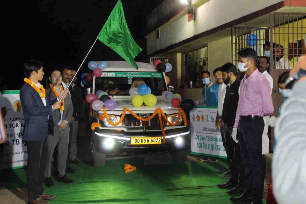 FUJIFILM India, TB Elimination Campaign, MoHFW, TB Mukt Bharat, 100 Days to TB Elimination, Keonjhar Odisha, TB Screening, Advanced Handheld X-ray, TB Detection Technology, CSR Campaign, TB Prevention, India TB Goals 2025, National TB Elimination Programme, Early TB Treatment, Public Health Initiative, TB Cases Identification, Gujarat TB Screening, TB Diagnostic Tools, Healthcare Innovation, Apollo Tele Networking Foundation,