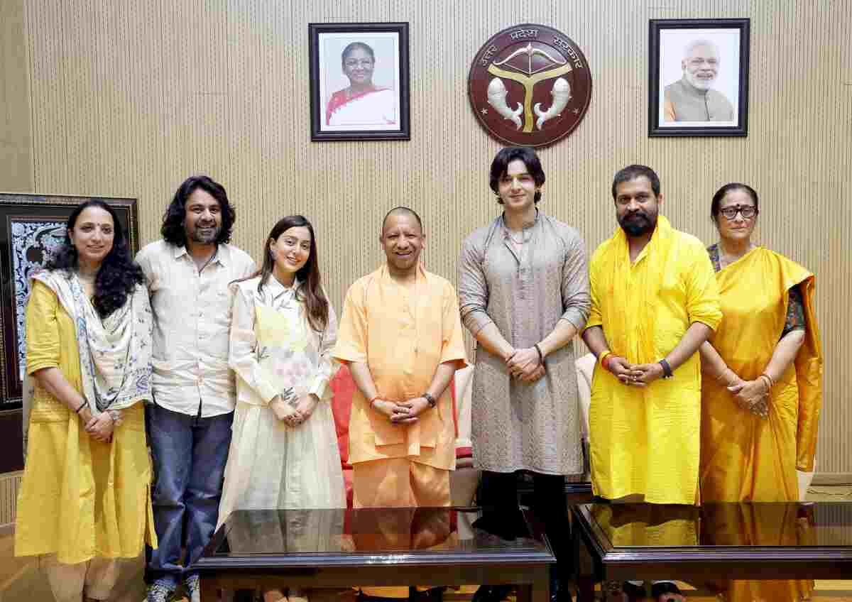Krishnavataram Team Seeks Blessings from Yogi Adityanath After Grand Mathura Trailer Launch